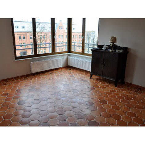 Terakota COTTO sześciokątna