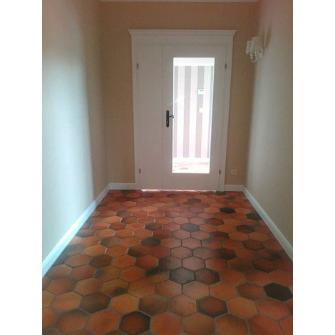 Terakota COTTO sześciokątna