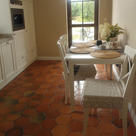 Terakota COTTO sześciokątna