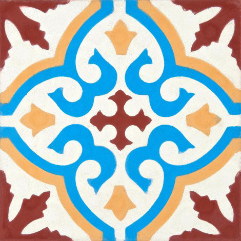 Marokańskie płytki cementowe nr 403