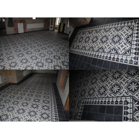 Marokańskie płytki cementowe nr 450