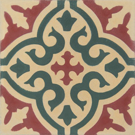 Marokańskie płytki cementowe nr 452