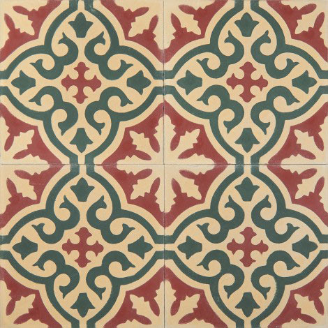 Marokańskie płytki cementowe nr 452