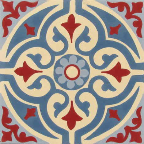 Marokańskie płytki cementowe nr 4801