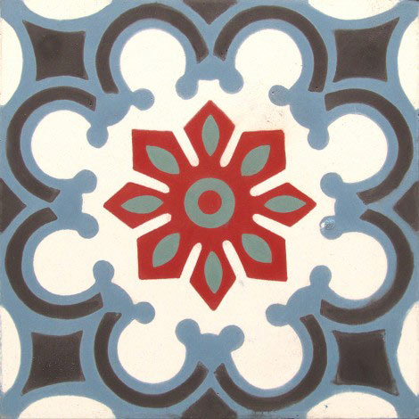 Marokańskie płytki cementowe nr 5030