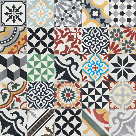 Marokańskie płytki cementowe nr 5030